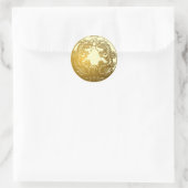 Sticker Rond Collier de scellant d'enveloppe Golden Dragons (Sac)