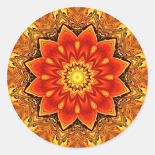 Sticker Rond Collier Kaleidoscope