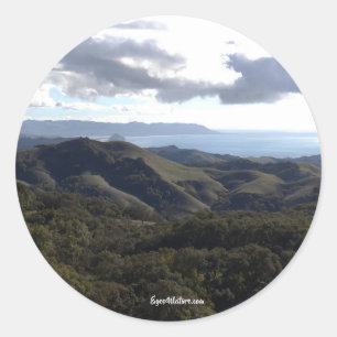 Sticker Rond Collines de Cambria