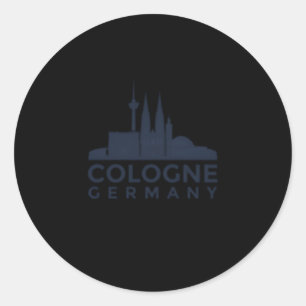 Sticker Rond Cologne Gery Koln Ger