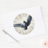 Sticker Rond colombe (Enveloppe)