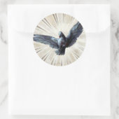 Sticker Rond colombe (Sac)