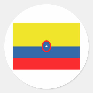 Sticker Rond Colombie
