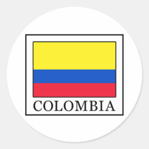 Sticker Rond Colombie