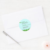 Sticker Rond Colonne Grassy Landscape (Enveloppe)