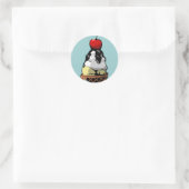 Sticker Rond Colonne ronde Cone cupcake (Sac)