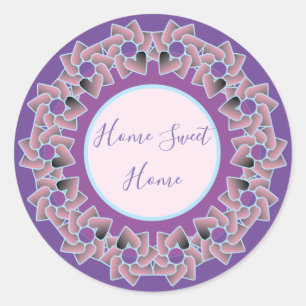 Sticker Rond Colonne ronde confortable et jolie classique