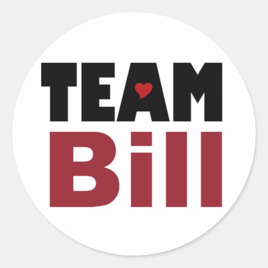Sticker Rond Colonnes de Team Bill (Devant)