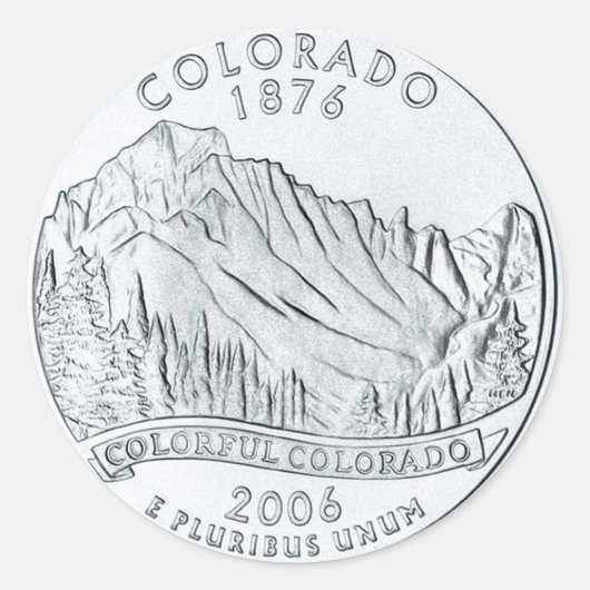 Sticker Rond Colorado (Devant)