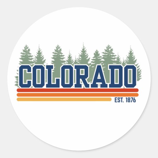 STICKER ROND COLORADO (Devant)
