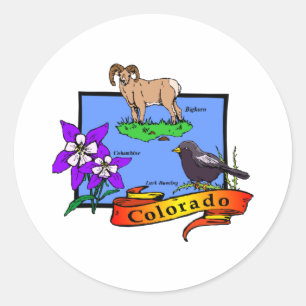 Sticker Rond Colorado