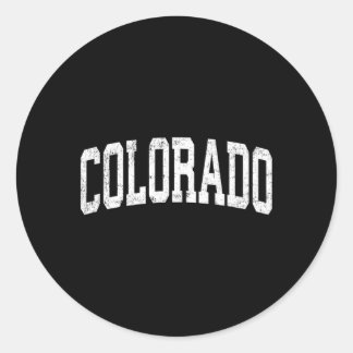 Sticker Rond Colorado Co Sports sportifs
