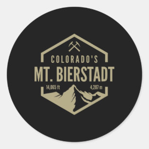 Sticker Rond Colorado Mt. Bierstadt
