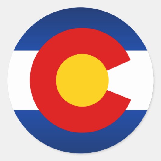 Sticker Rond Colorado Pride (Devant)