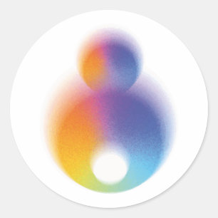 Sticker Rond coloré