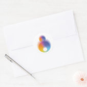 Sticker Rond coloré (Enveloppe)