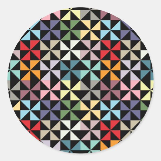 Sticker Rond Colorful (Devant)