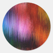 Sticker Rond Colorful Background Pattern (Devant)