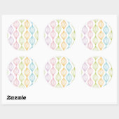 Sticker Rond Colorful horizontal (Feuille)