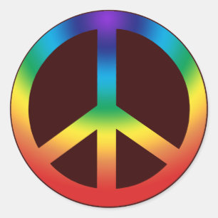 Sticker Rond Coloris Chakra
