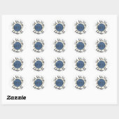 Sticker rond Columbia SC 2017 Total Solar Eclipse (Feuille)