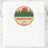 Sticker Rond Comanche Peak Wilderness Colorado (Sac)