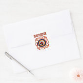 STICKER ROND COMBATTRE D'INCENDIE (Enveloppe)
