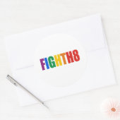Sticker Rond Combattre H8 (Enveloppe)