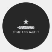 Sticker Rond Come And Take It - Texas - Gift For Texans  (Devant)