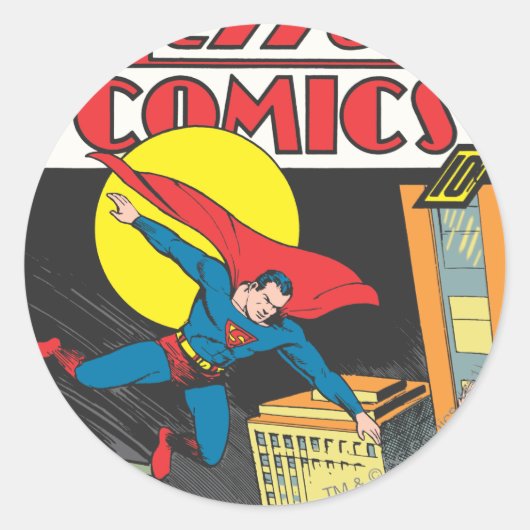 Sticker Rond Comics d'action #23 (Devant)