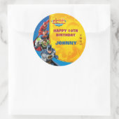 Sticker Rond Comics DC | Justice League - Anniversaire (Sac)