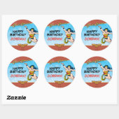 Sticker Rond Comics DC | Wonder Woman Anniversaire (Feuille)