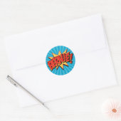 Sticker Rond Comics Geek 4 Bernie (Enveloppe)