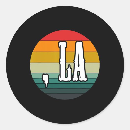 Sticker Rond Comma La Kamala Harris Partisans présidentiels Tee (Devant)