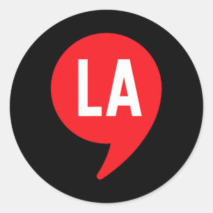 Sticker Rond Comma La Kamala Harris Pour La Campagne Du Préside