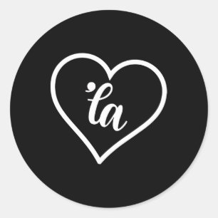 Sticker Rond Comma La Kamala Harris Pour L'Élection De Présiden