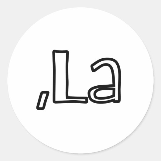 Sticker Rond Comma La Stickers, Kamala Harris 2024 (Devant)