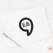 Sticker Rond CommaLa - Kamala (Enveloppe)