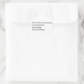 Sticker Rond Commande anti-Oxford (Sac)