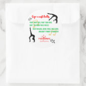 Sticker Rond Commande d'autocollant personnalisée pour Parker H (Sac)