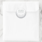 Sticker Rond COMMANDE D'IMPRESSION enveloppe faveur de fête sce (Sac)