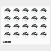 Sticker Rond Commande personnalisée - Jenn (Feuille)