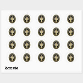 Sticker Rond Commandement des opérations spéciales des États-Un (Feuille)