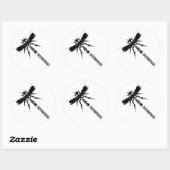 Sticker Rond Comme les insectes 5 (Feuille)