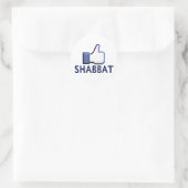 Sticker Rond Comme Shabbat (Sac)