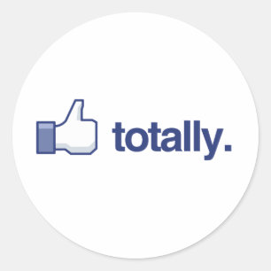 STICKER ROND COMME TOTALEMENT
