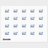 Sticker Rond Comme un patron (Feuille)