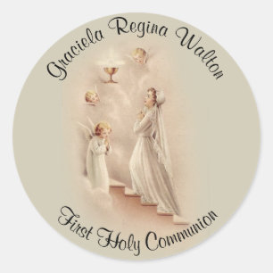 Sticker Rond Commémoration catholique de la Première Fille