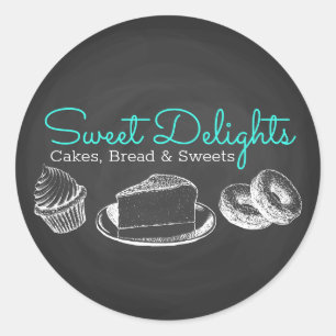 Sticker Rond Commerce de boulangerie