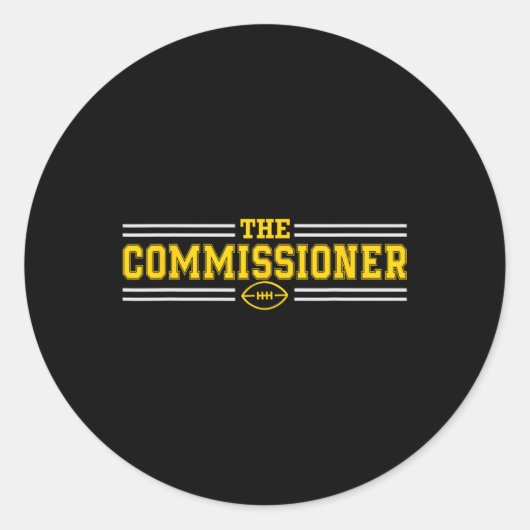 Sticker Rond Commissaire Commission Ligue d'Imaginaire de footb (Devant)